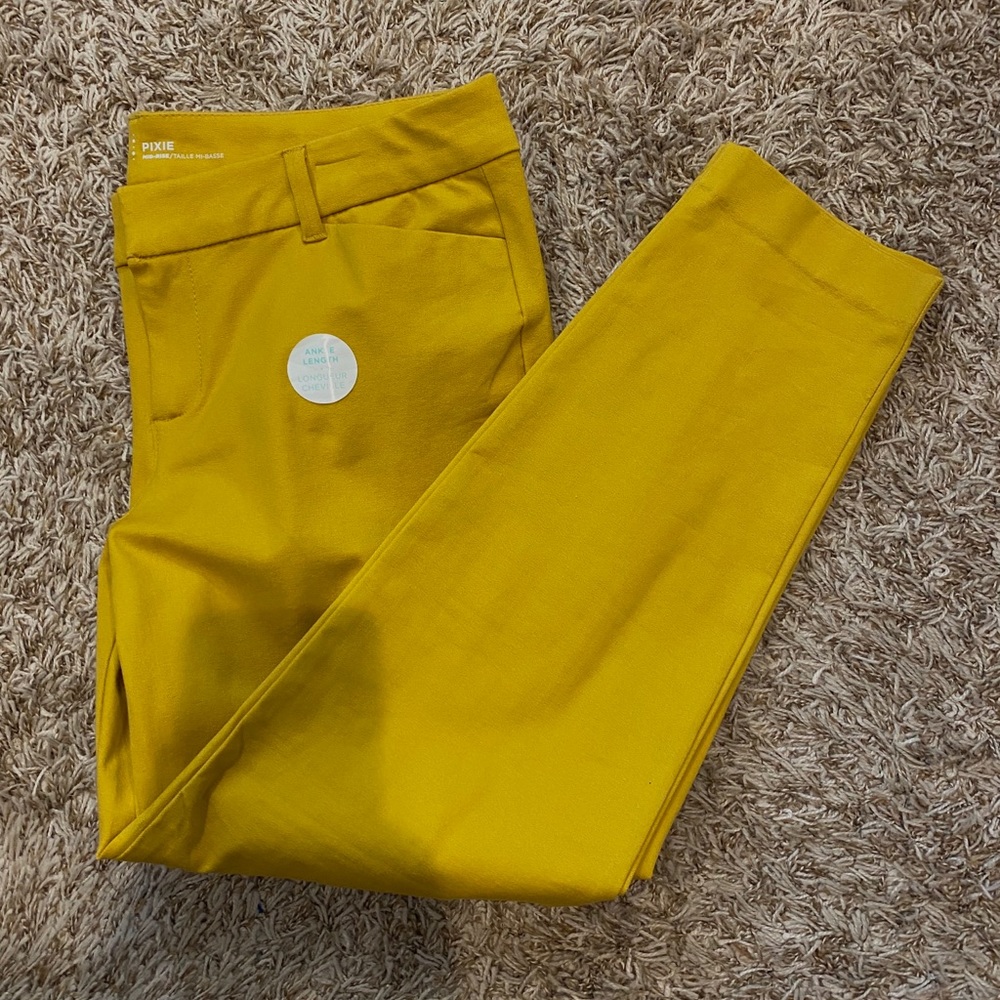 Mustard Ankle Pants